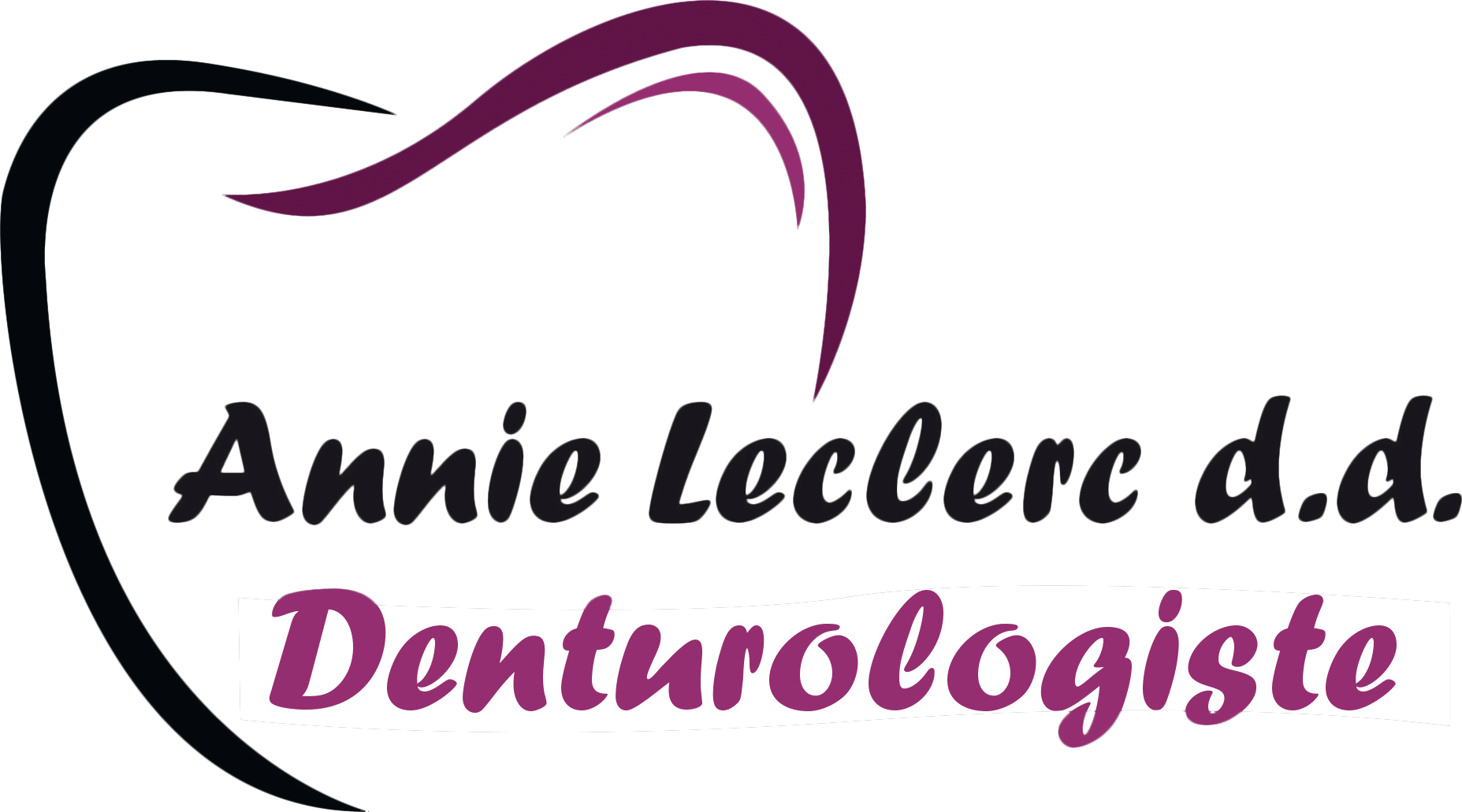 Logo Annie Leclerc d.d. Denturologiste